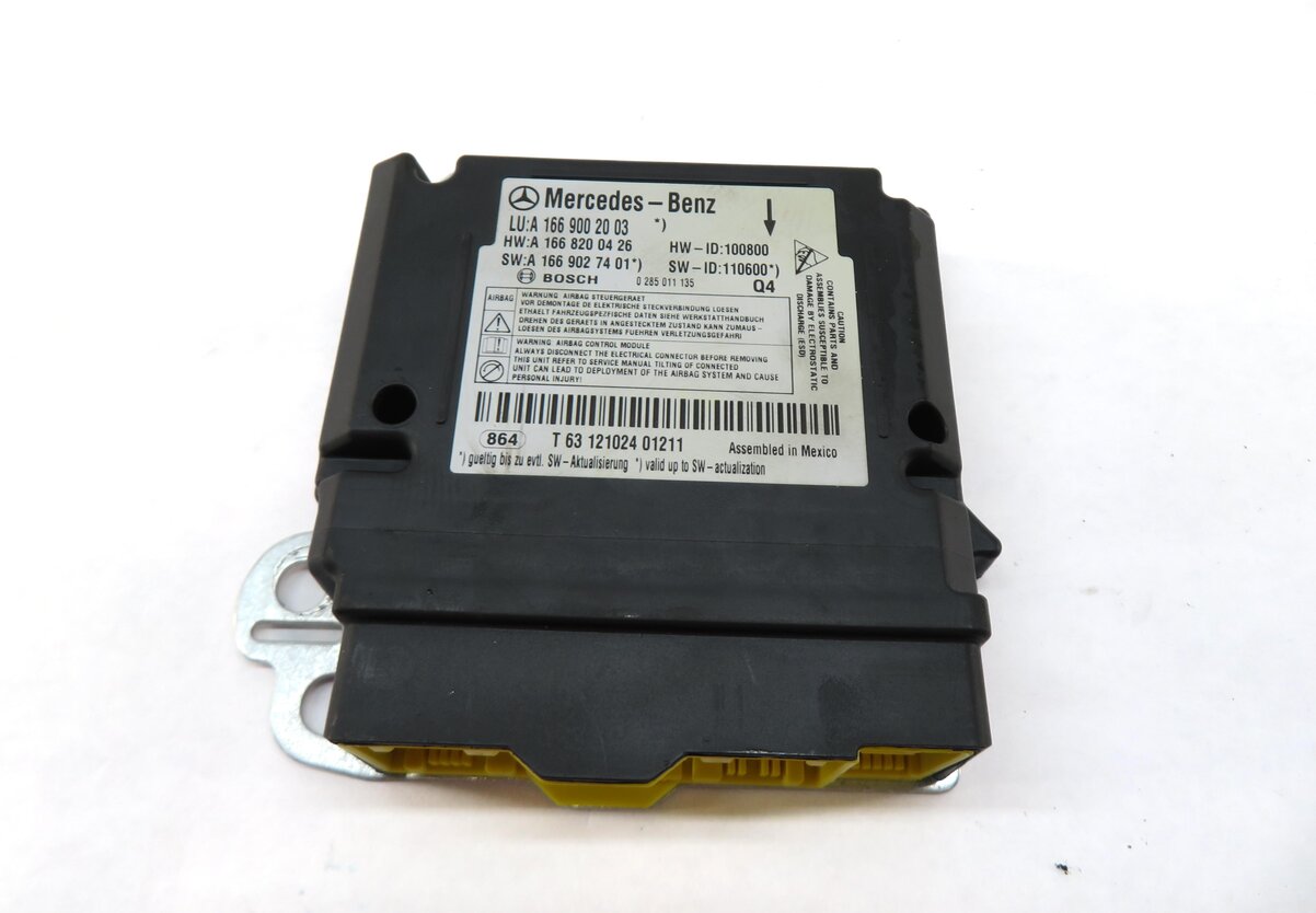 Thumbnail 5: 12-15 MERCEDES G550 G63 GL350 GL450 GL550 ML350 ML550 (X166 W166) SRS BAG MODULE