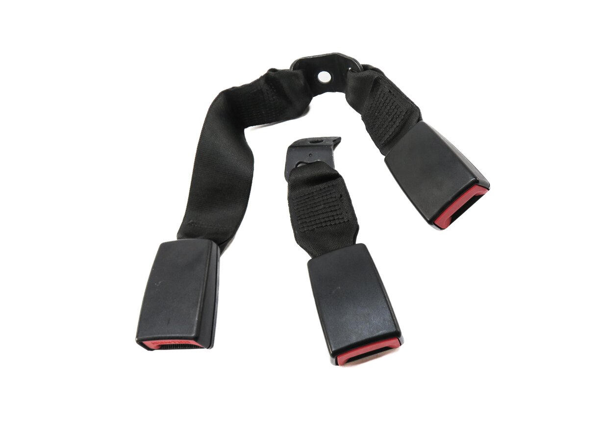 2011 BMW 335i (E90) REAR SEAT SEATBELT BUCKLE RECEIVER SET-3 (BLACK)