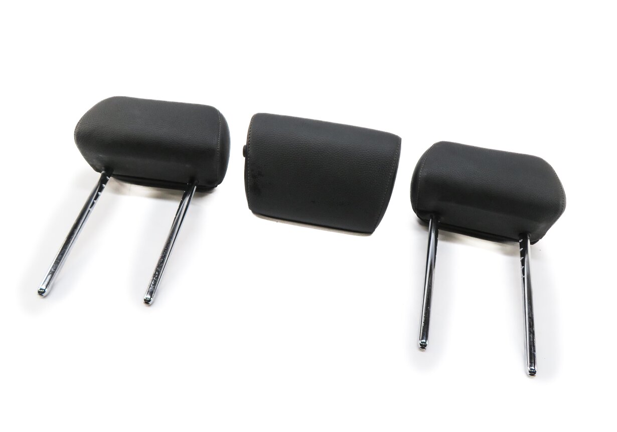 2011 BMW 335i (E90) REAR SEAT HEADREST SET-3 (BLACK DAKOTA LEATHER LCSW)