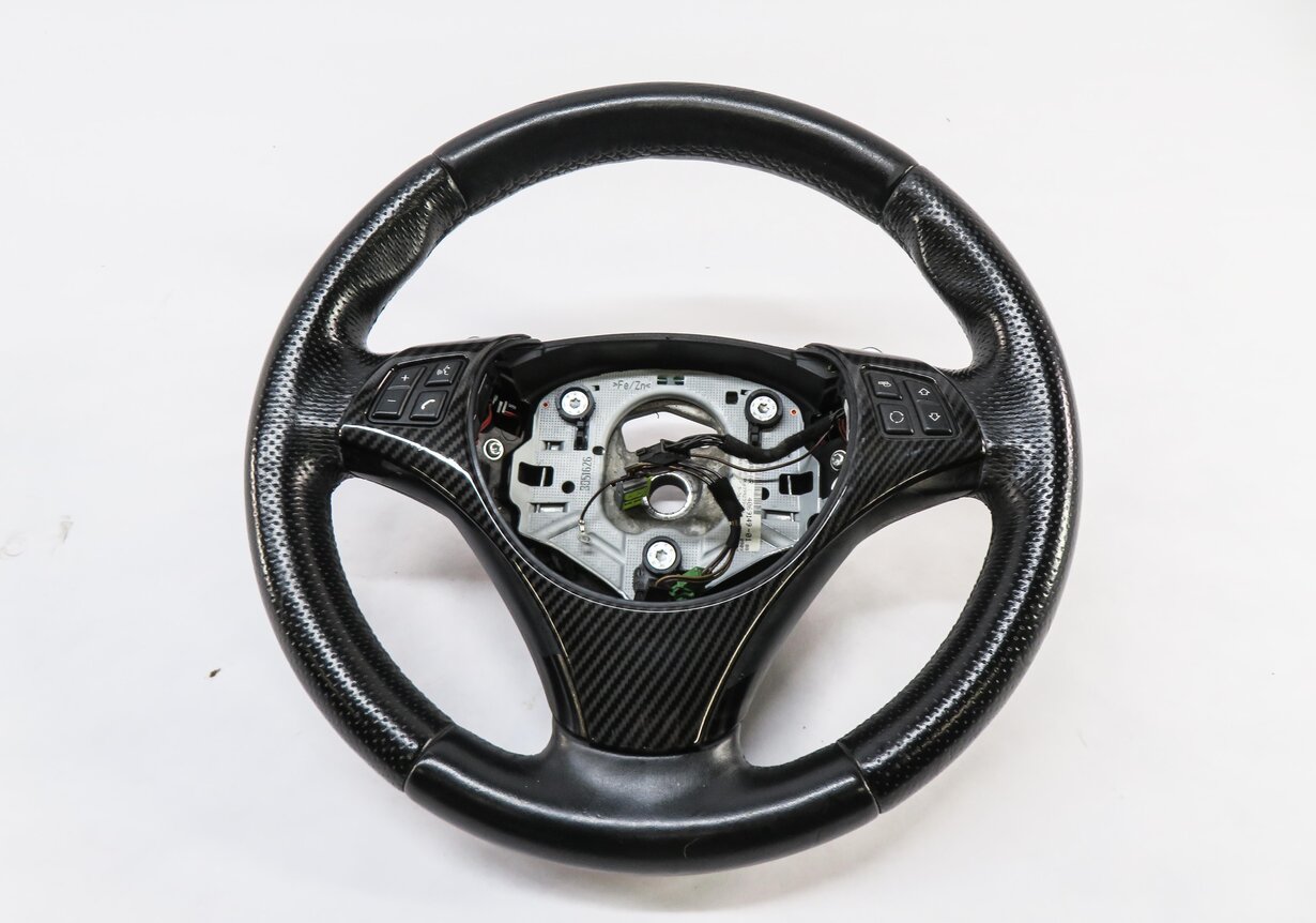 Thumbnail 2: 07-15 BMW 128i 135i 328i 335i X1 1M (E84 E87 E90) 3 SPOKE SPORT STEERING WHEEL