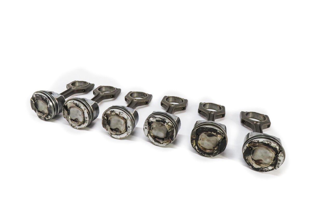 2010-2014 BMW 1/3/4/5/6/7/X1/X3/X5/X6 3.0L N55 TURBO ENGINE PISTON & ROD SET-6