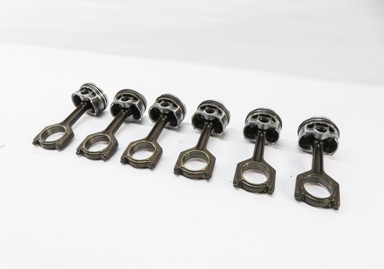 Thumbnail 3: 2010-2014 BMW 1/3/4/5/6/7/X1/X3/X5/X6 3.0L N55 TURBO ENGINE PISTON & ROD SET-6