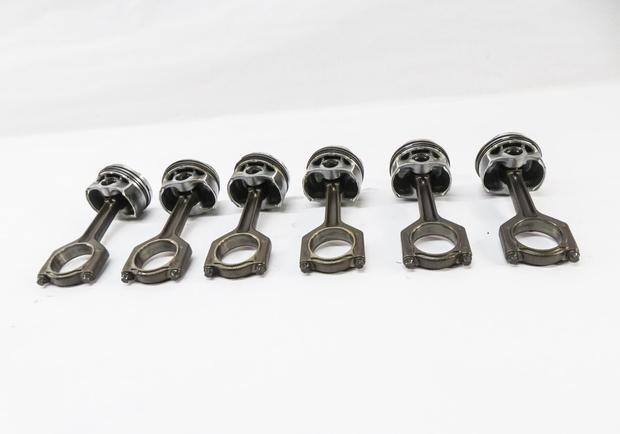 Thumbnail 4: 2010-2014 BMW 1/3/4/5/6/7/X1/X3/X5/X6 3.0L N55 TURBO ENGINE PISTON & ROD SET-6