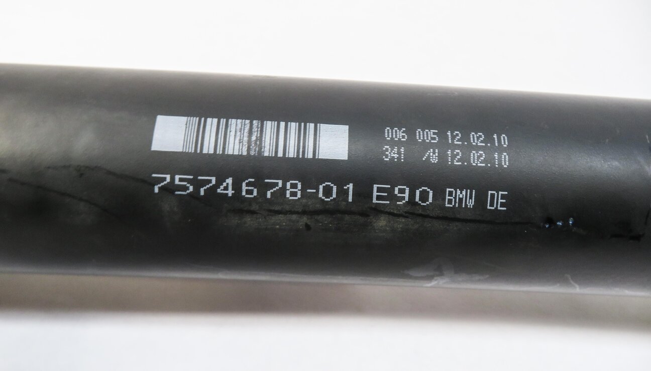 Thumbnail 4: 2008-2013 BMW 335i (E90 E91 E92 E93) 3.0L RWD A/T REAR DRIVE LINE SHAFT (1472mm)
