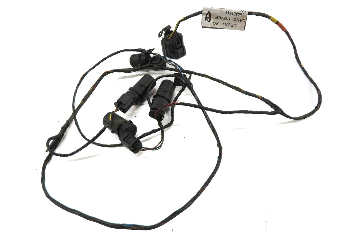 Thumbnail 2: 2008 LAND ROVER LR3 REAR PDC PARK DISTANCE SENSOR SET w/ HARNESS (BLACK)