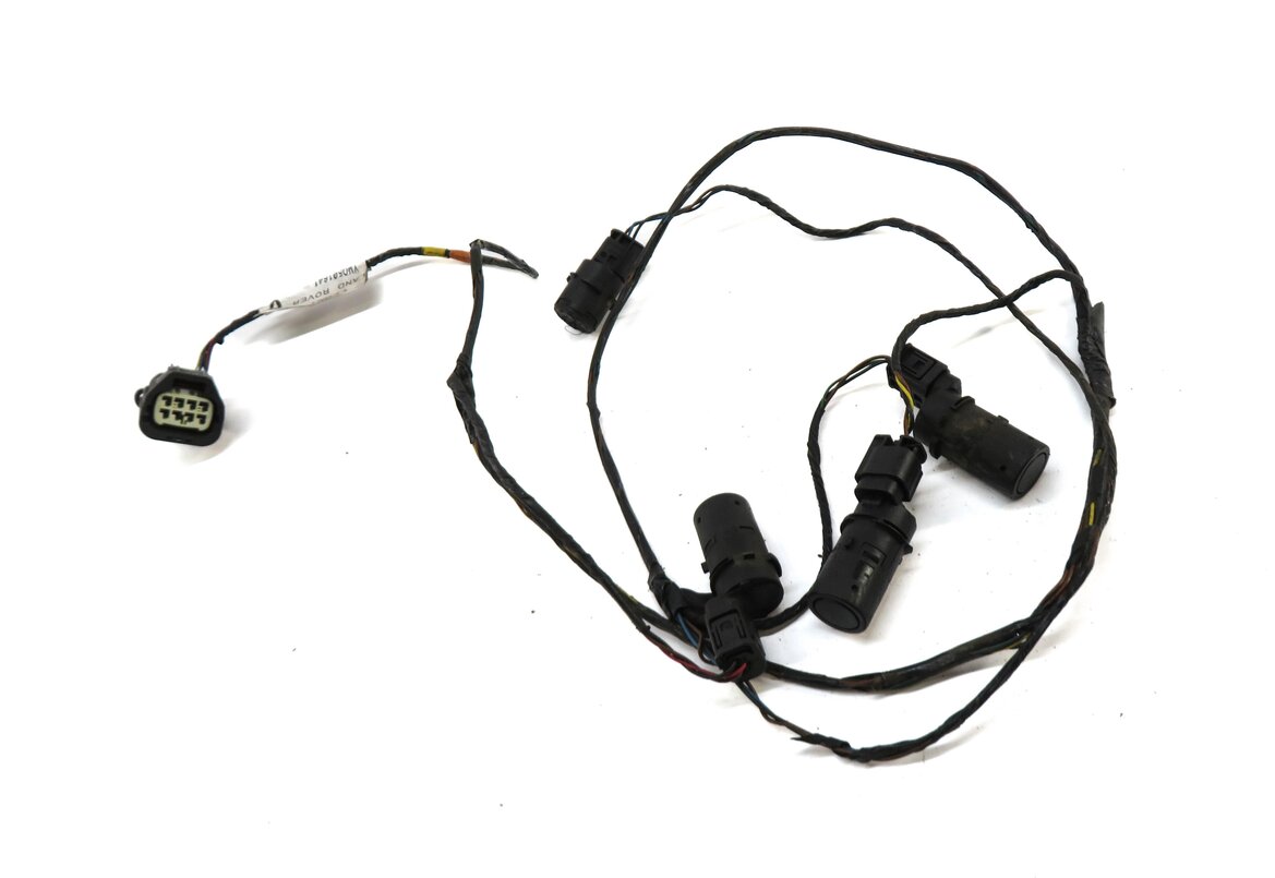 Thumbnail 3: 2008 LAND ROVER LR3 REAR PDC PARK DISTANCE SENSOR SET w/ HARNESS (BLACK)