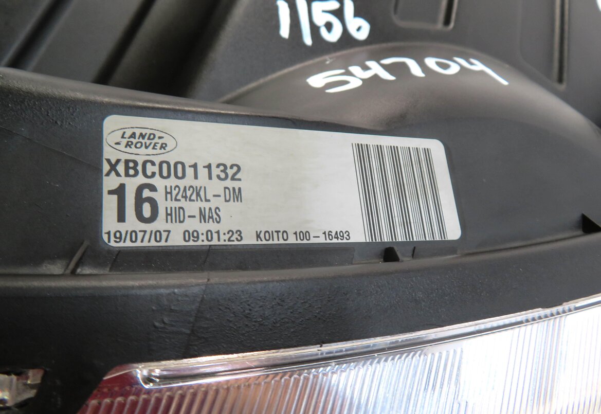 Thumbnail 7: 2005-2009 LAND ROVER LR3 - LEFT FRONT DRIVER XENON HID HEADLIGHT LIGHT LAMP