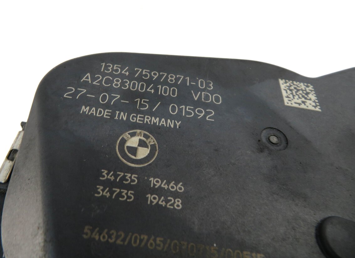 Thumbnail 5: 11-18 BMW 335i 535i 740i X1 X3 X4 X5 X6 - 3.0L N55 TURBO ENGINE THROTTLE BODY