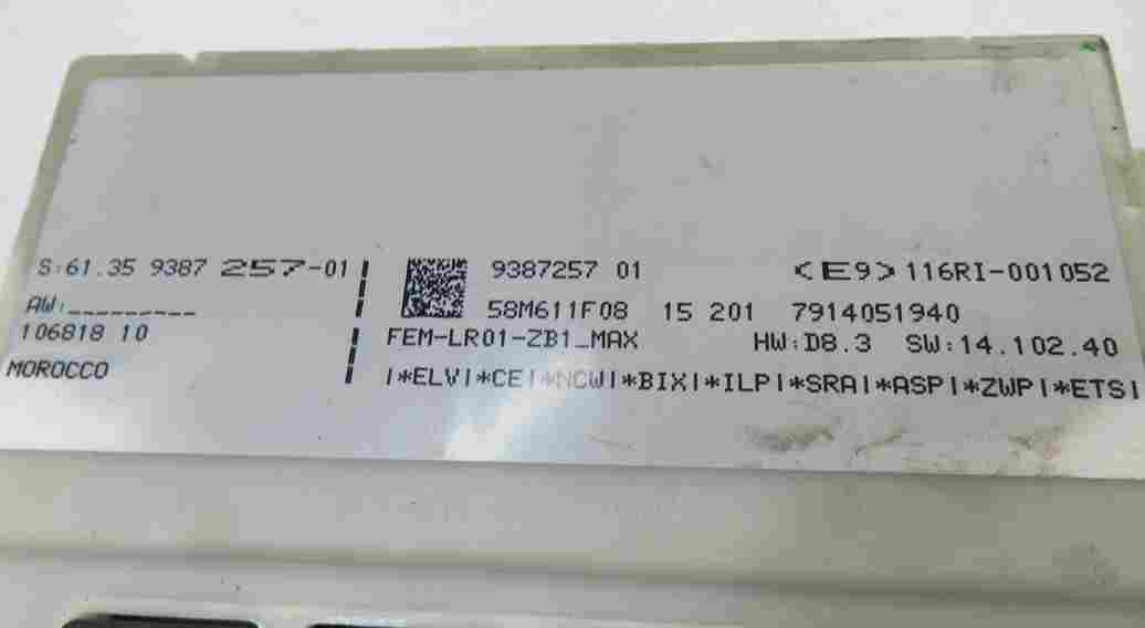 Thumbnail 5: 2016 BMW M235i (F22) 3.0L TURBO N55 ENGINE ECM BODY CONTROL MODULE + KEY FOB SET