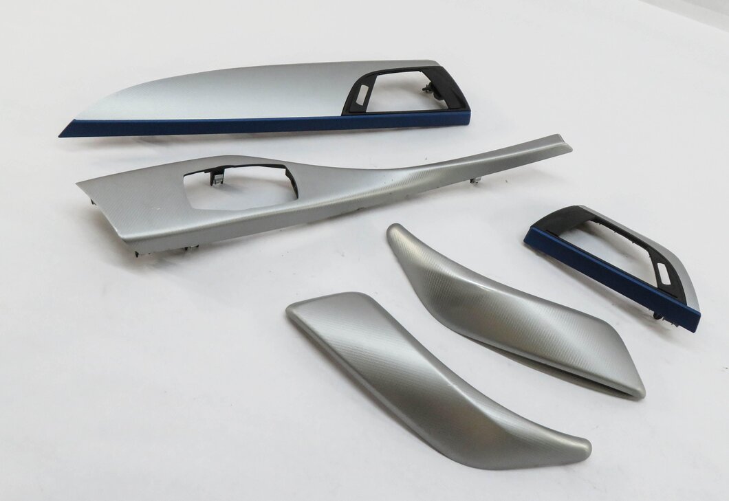Thumbnail 15: 2016 BMW M235i (F22) FRONT LEFT REAR RIGHT HEXAGON ALUMINUM w/ BLUE TRIM SET