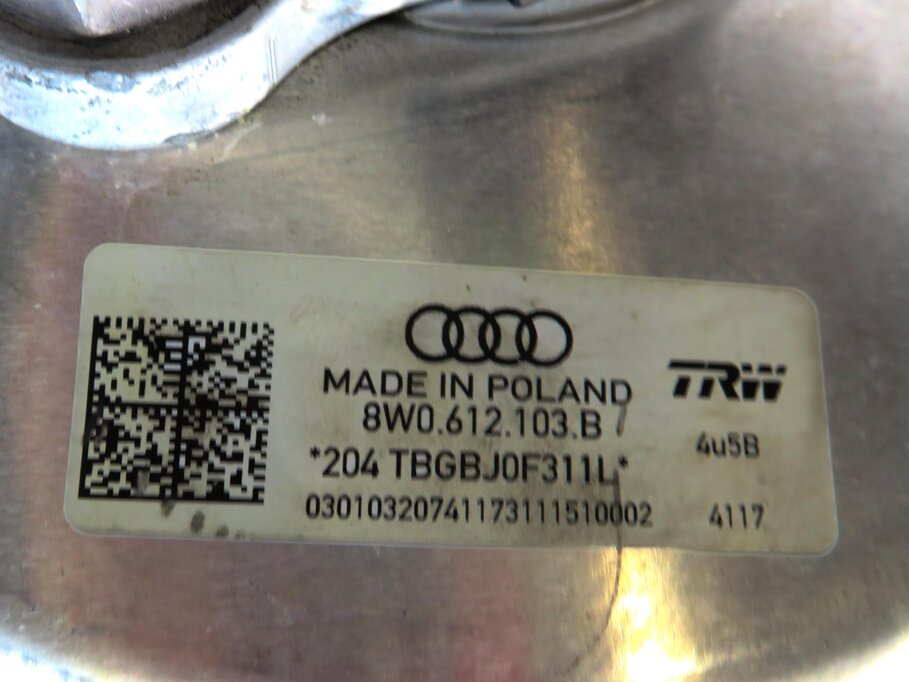 Thumbnail 5: 2017-2019 AUDI A4 ALLROAD (B9 8W) POWER BRAKE BOOSTER w/ MASTER CYLINDER
