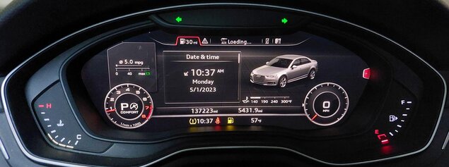 Thumbnail 4: 2017-2019 AUDI A4 (B9 8W) SPEEDOMETER INSTRUMENT GAUGE CLUSTER (MPH / 137k)