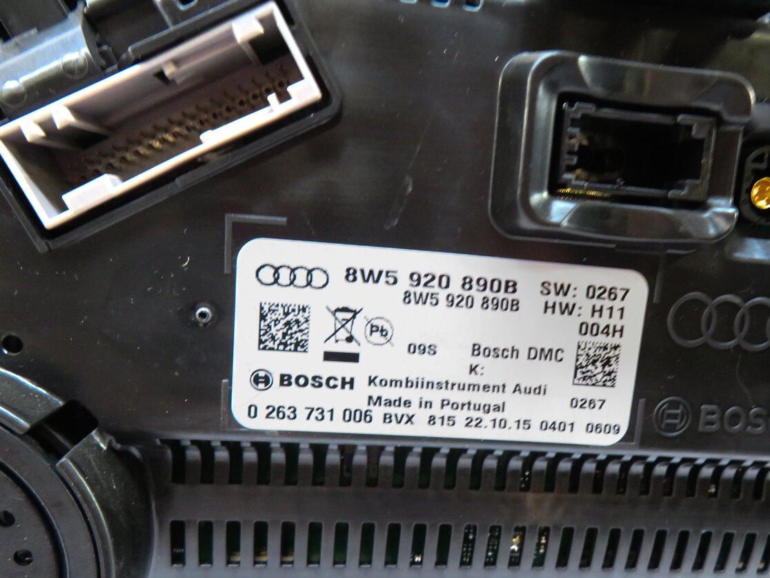 Thumbnail 8: 2017-2019 AUDI A4 (B9 8W) SPEEDOMETER INSTRUMENT GAUGE CLUSTER (MPH / 137k)