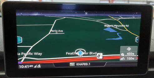 Thumbnail 2: 2017-2019 AUDI A4 A5 S5 (B9 8W 8W6) FRONT GPS NAVIGATION MEDIA DISPLAY SCREEN