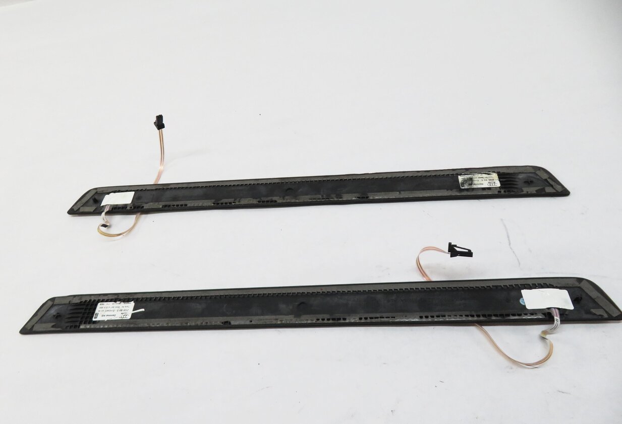 Thumbnail 5: 2017 AUDI A4 (B9 8W) FRONT LEFT & RIGHT DOOR SILL SCUFF PANEL TRIM SET