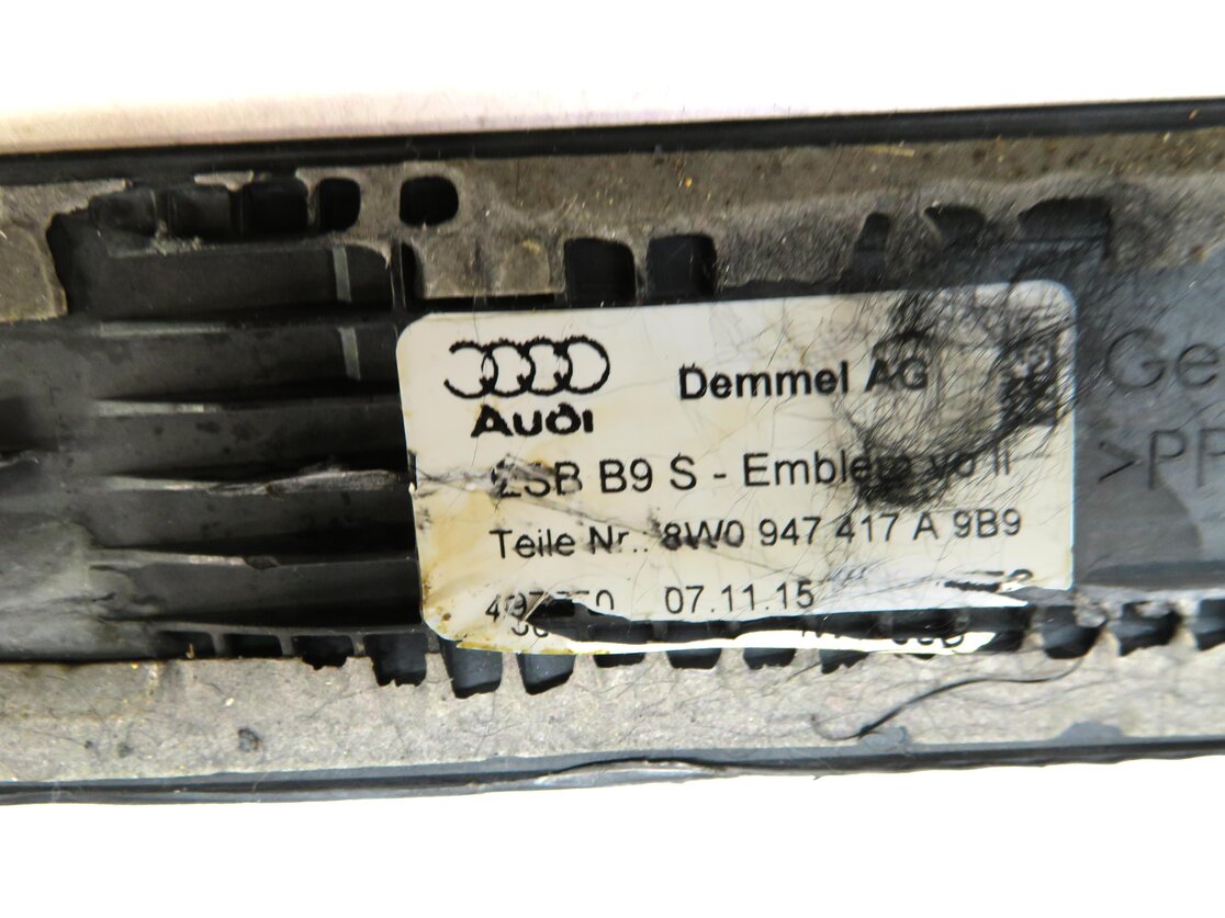 Thumbnail 8: 2017 AUDI A4 (B9 8W) FRONT LEFT & RIGHT DOOR SILL SCUFF PANEL TRIM SET