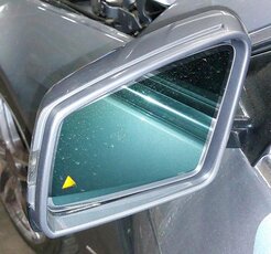 Thumbnail 3: 11-13 MERCEDES E350 E550 (A207 C207 W207) LEFT BLIND SPOT DOOR MIRROR (SILVER)