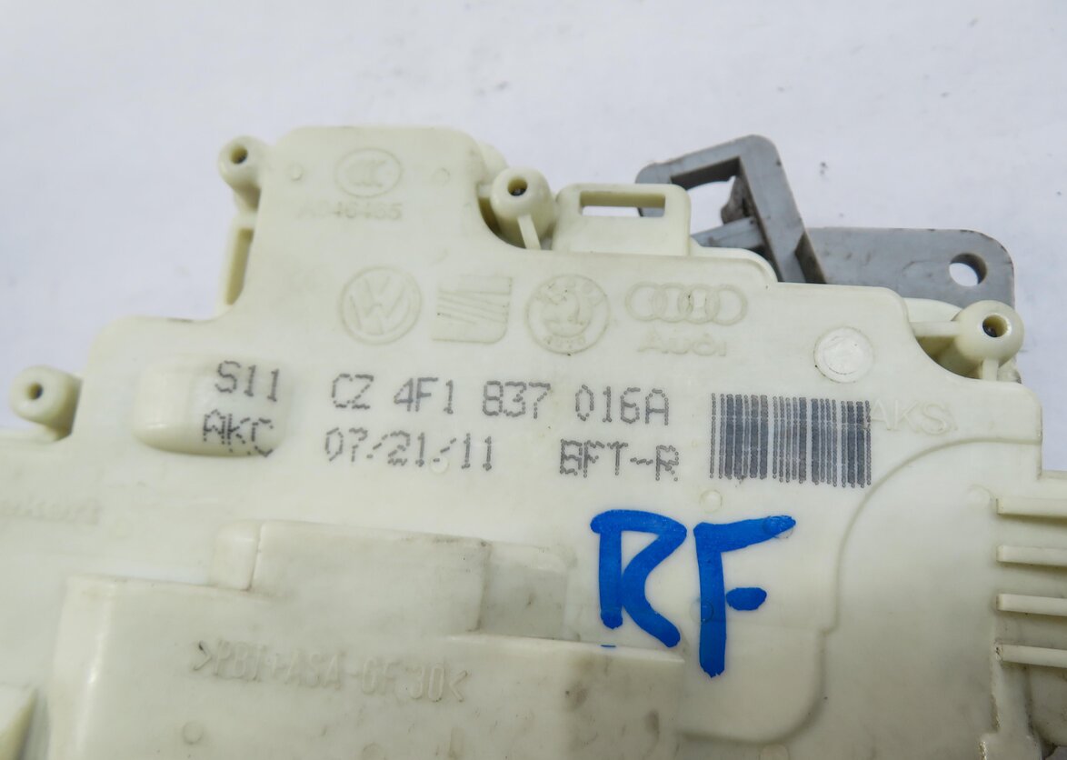 Thumbnail 4: 2006-2015 AUDI A3 A6 S6 R8 S8 (8P C6 D3) RIGHT FRONT PASSENGER DOOR LOCK LATCH