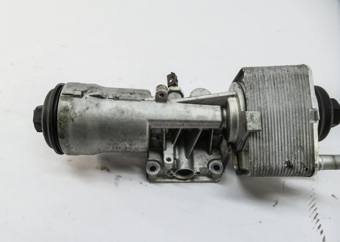 Thumbnail 5: 2012 AUDI A3 (8V) 2.0L CBEA TURBO DIESEL ENGINE OIL FILTER HOUSING w/ COOLER