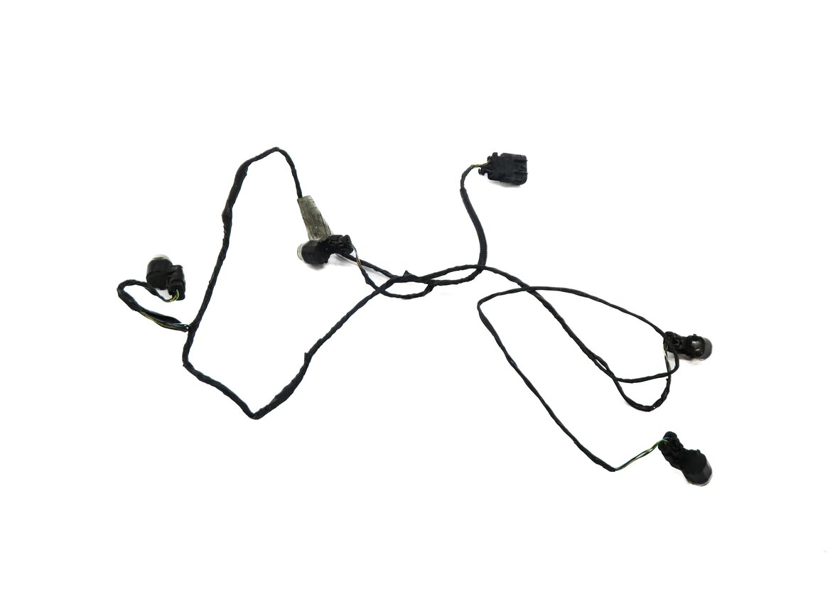 Thumbnail 2: 2011 RANGE ROVER (L322) REAR PDC PARK DISTANCE SENSOR SET w/ HARNESS (WHITE)