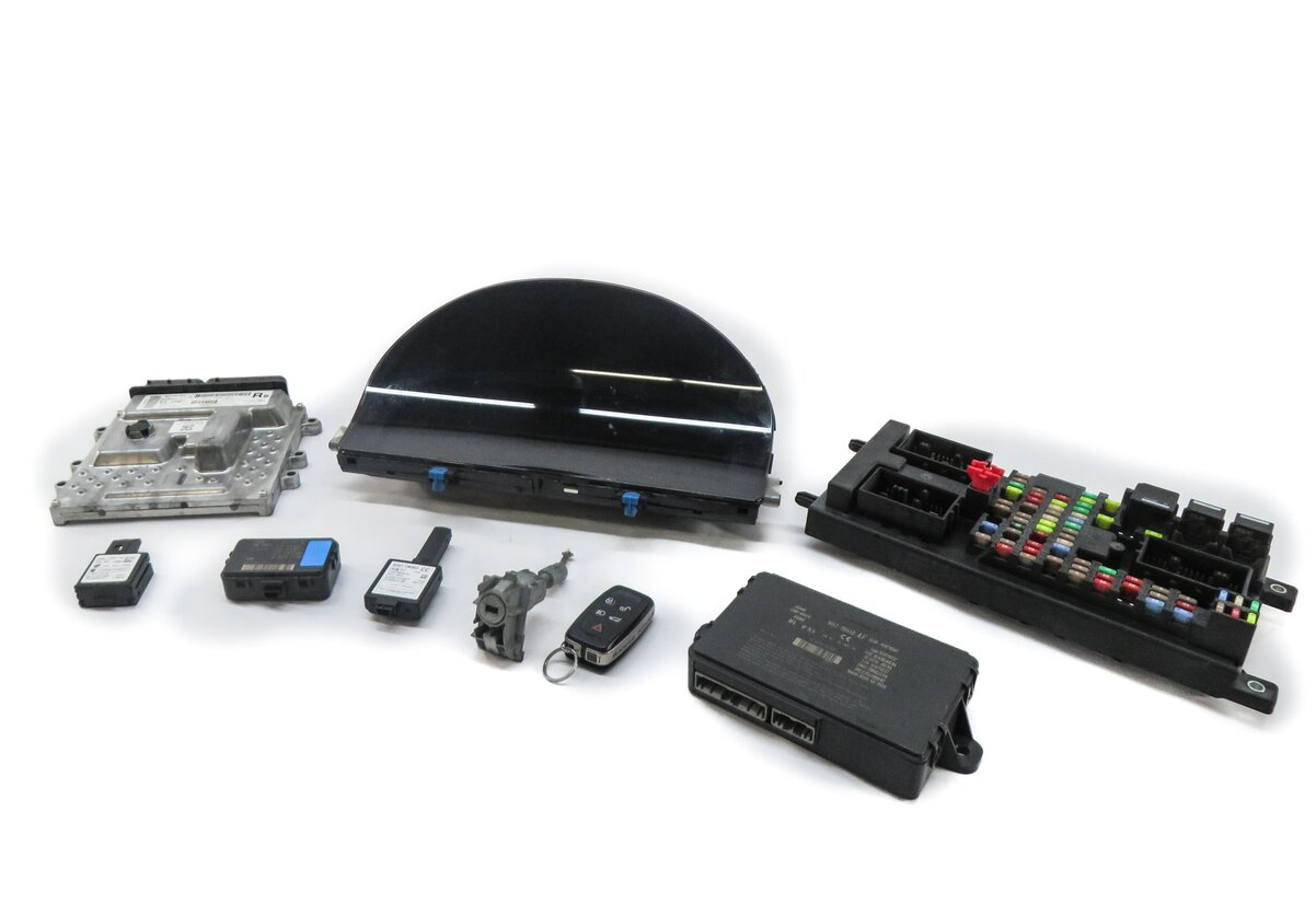 Thumbnail 15: 10-12 RANGE ROVER (L322) 5.0L SUPERCHARGED ENGINE IMMOBILIZER MODULE KEY SET