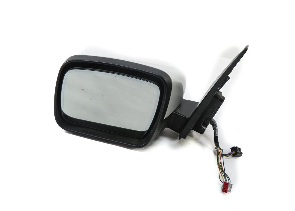 10-12 RANGE ROVER (L322) LEFT P-FOLD HEAT MEM AUTODIM DOOR MIRROR (FUJI WHITE)
