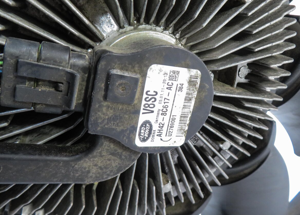 Thumbnail 6: 2010-2018 RANGE ROVER SPORT LR4 - 3.0L / 5.0L SUPERCHARGED ENGINE COOLING FAN
