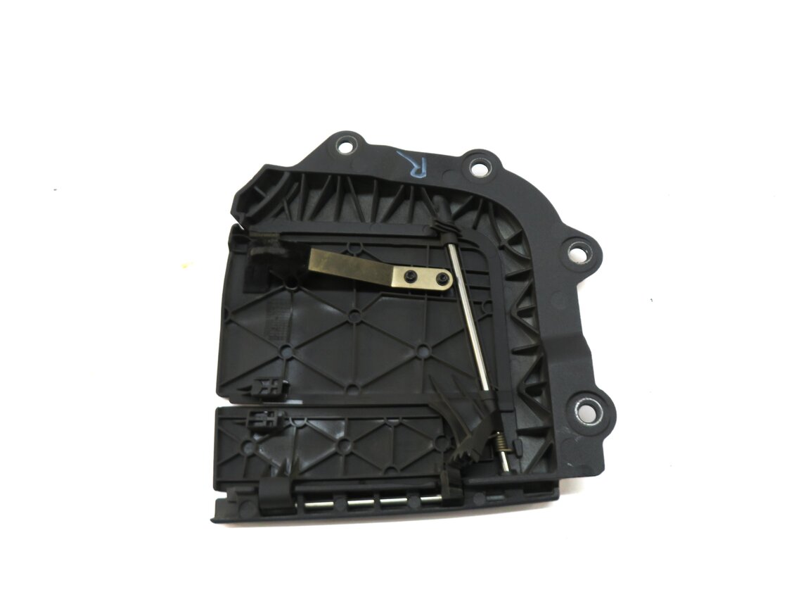 Thumbnail 4: 2012 BMW 335i (E93) RIGHT REAR CONVERTIBLE TOP GAP HINGE COVER FLAP (BLACK)