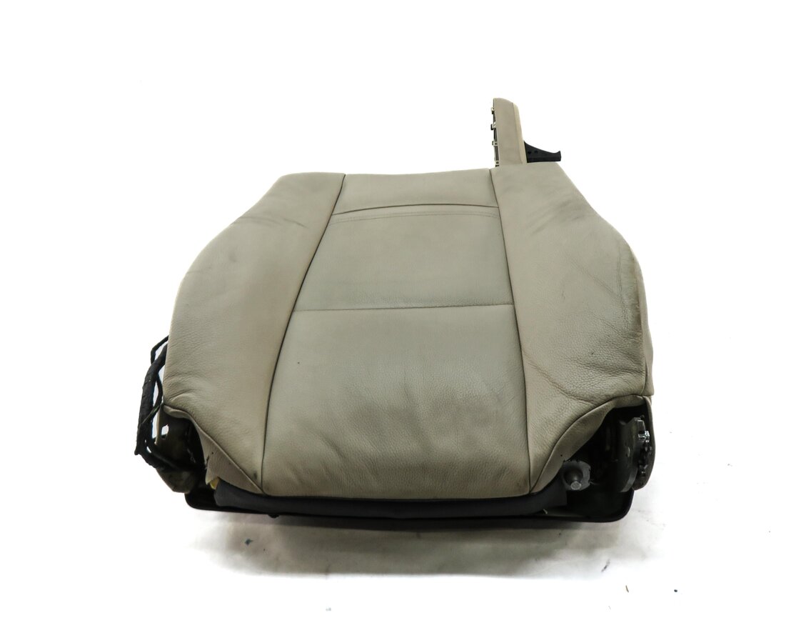 07-13 BMW 328i 335i E93 CONVERTIBLE DRIVER UPPER TOP HEATED SEAT CUSHION OYSTER