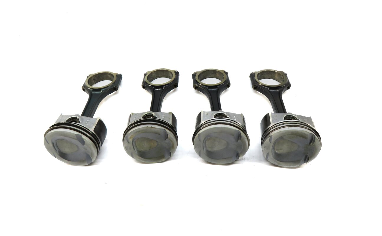 Thumbnail 3: 12-15 MB C250 SLK250 (W204 W205 R172) 1.8L M271 TURBO ENGINE PISTON w/ ROD SET-4