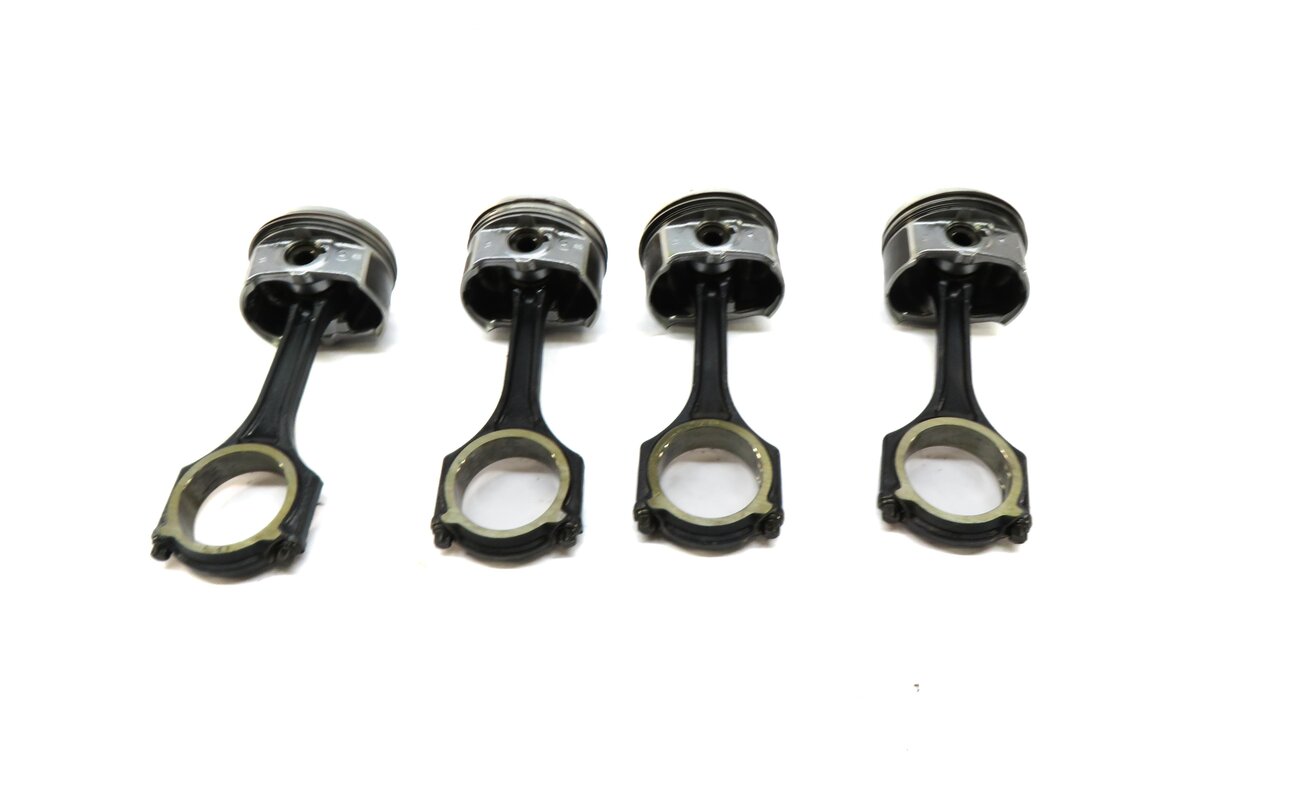 Thumbnail 4: 12-15 MB C250 SLK250 (W204 W205 R172) 1.8L M271 TURBO ENGINE PISTON w/ ROD SET-4