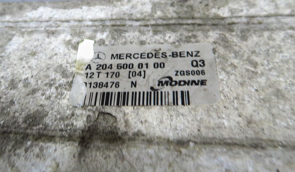 Thumbnail 6: 12-15 MERCEDES BENZ C250 SLK250 (W204 R172) 1.8L M271 TURBO ENGINE - INTERCOOLER