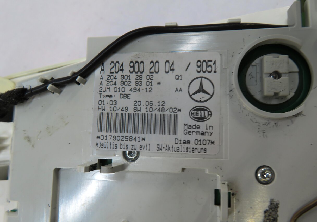 Thumbnail 6: 2013 MERCEDES C250 (W204) FRONT DOMELIGHT MAP READING DOME LIGHT LAMP (BLACK)