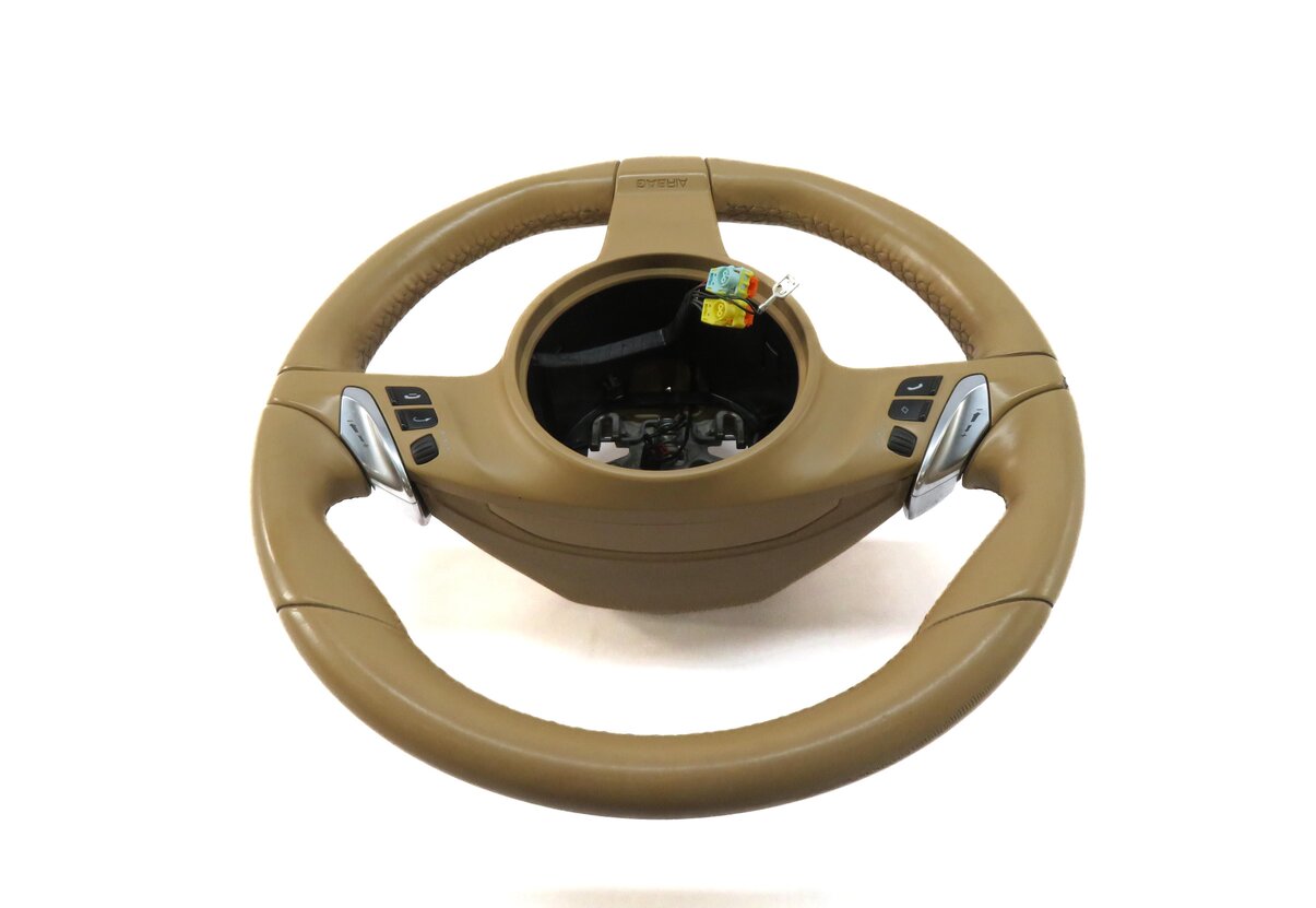Thumbnail 5: 2010-2016 PORSCHE CAYENNE PANAMERA (958 970 G1) HEATED STEERING WHEEL (BEIGE)
