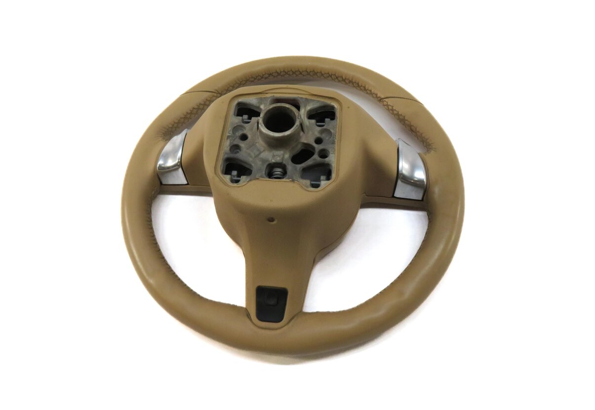 Thumbnail 6: 2010-2016 PORSCHE CAYENNE PANAMERA (958 970 G1) HEATED STEERING WHEEL (BEIGE)