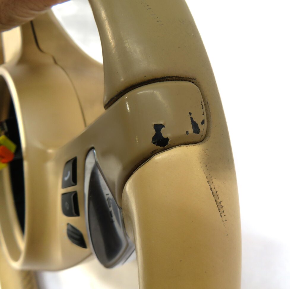Thumbnail 9: 2010-2016 PORSCHE CAYENNE PANAMERA (958 970 G1) HEATED STEERING WHEEL (BEIGE)