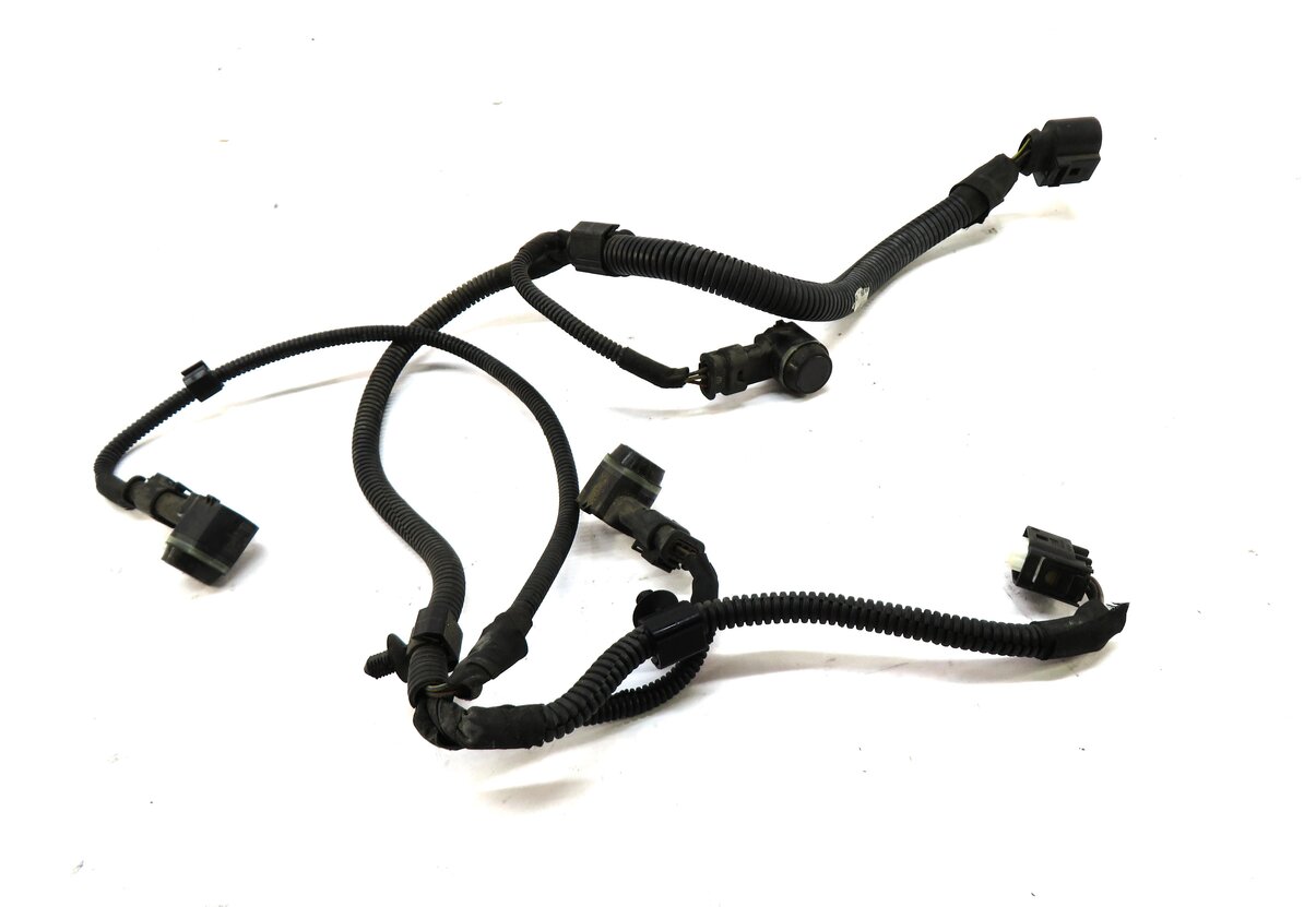 Thumbnail 2: 2011 PORSCHE PANAMERA (970 G1) LEFT FRONT PDC PARK SENSOR SET w/ HARNESS (GRAY)