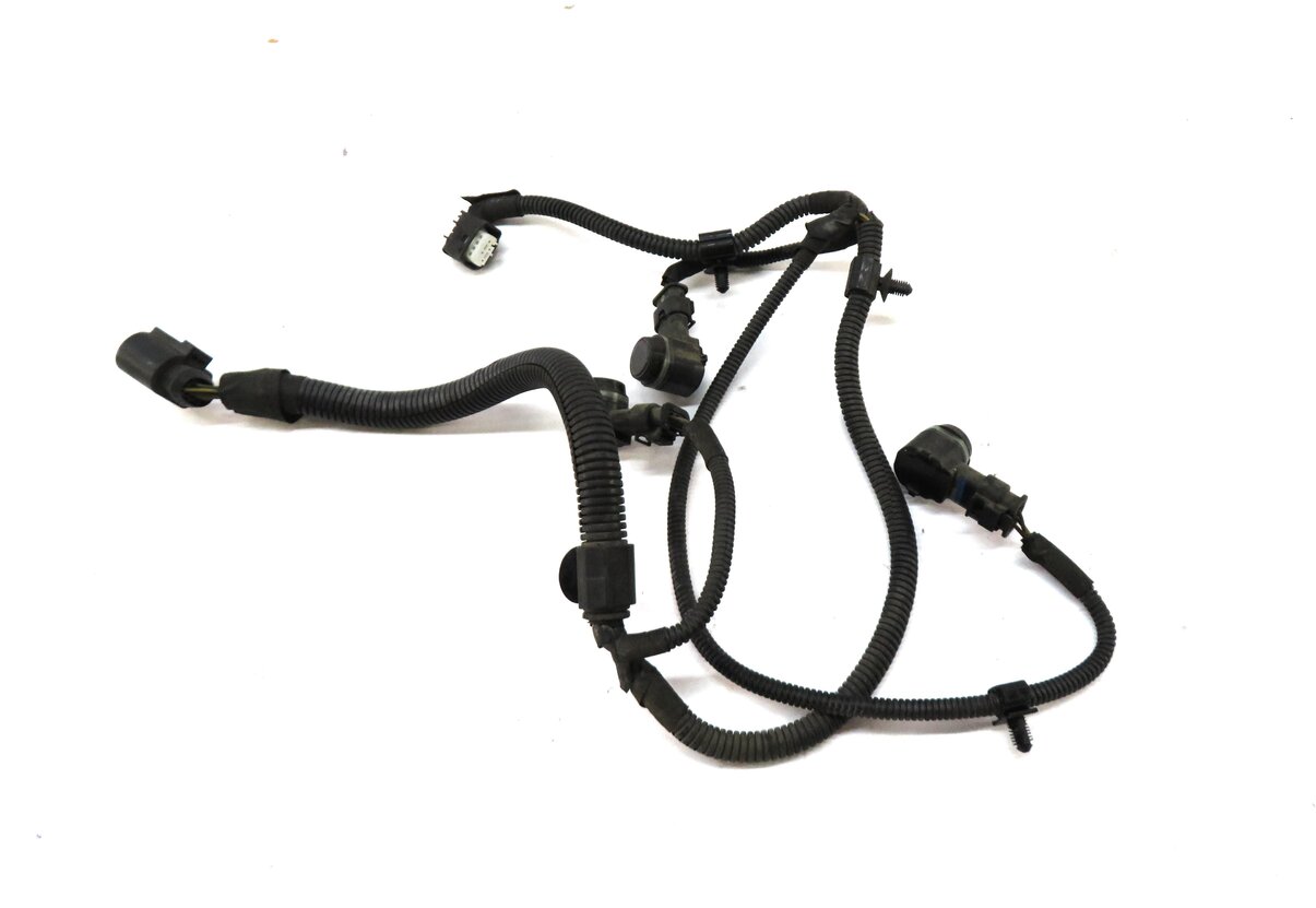 Thumbnail 3: 2011 PORSCHE PANAMERA (970 G1) LEFT FRONT PDC PARK SENSOR SET w/ HARNESS (GRAY)