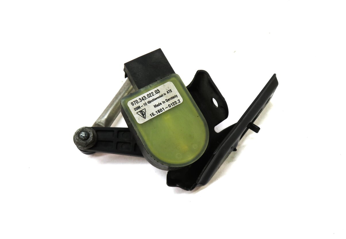 2011 PORSCHE PANAMERA (970 G1) RIGHT FRONT SUSPENSION HEIGHT LEVEL SENSOR
