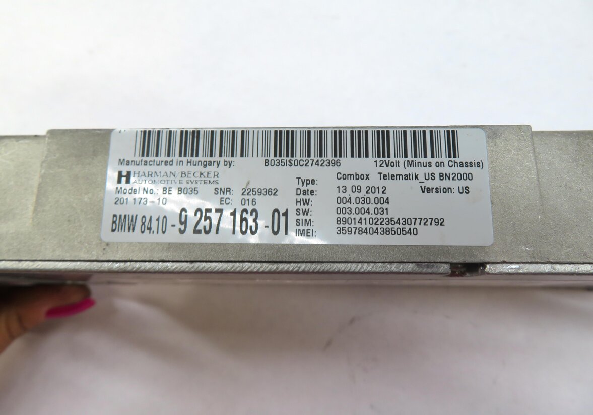 Thumbnail 4: 10-14 BMW 335i X5 X6 (E70 E71 E90) BLUETOOTH TELEMATICS COMBOX CONTROL MODULE