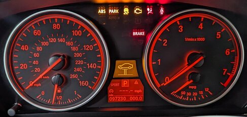 Thumbnail 2: 2011-2013 BMW X5 3.0L TURBO / 4.4L TWIN TURBO SPEEDOMETER GAUGE CLUSTER (97k)