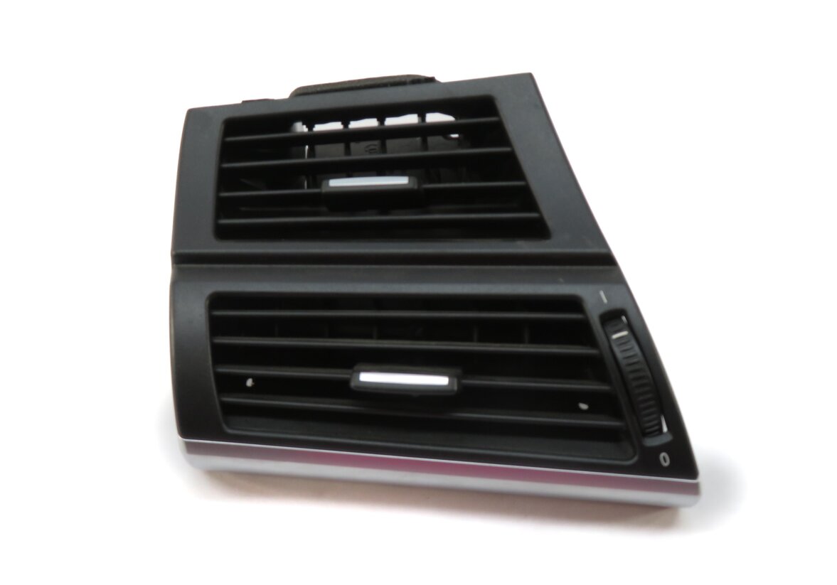 Thumbnail 2: 2012 BMW X5 (E70) FRONT LEFT DRIVER HVAC A/C HEATER DASH AIR VENT (BLACK SILVER)