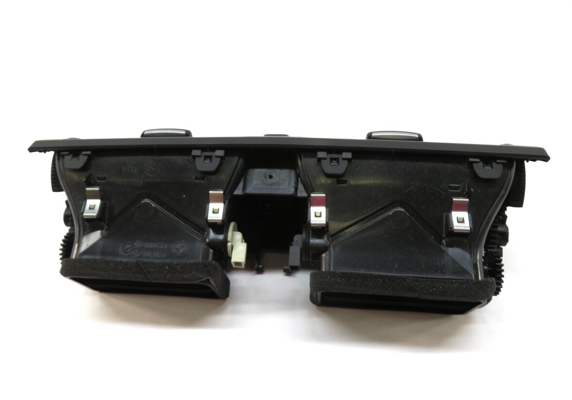 Thumbnail 3: 2012 BMW X5 (E70) FRONT CENTER DASH HVAC A/C HEATER DUAL AIR VENT (BLACK SILVER)