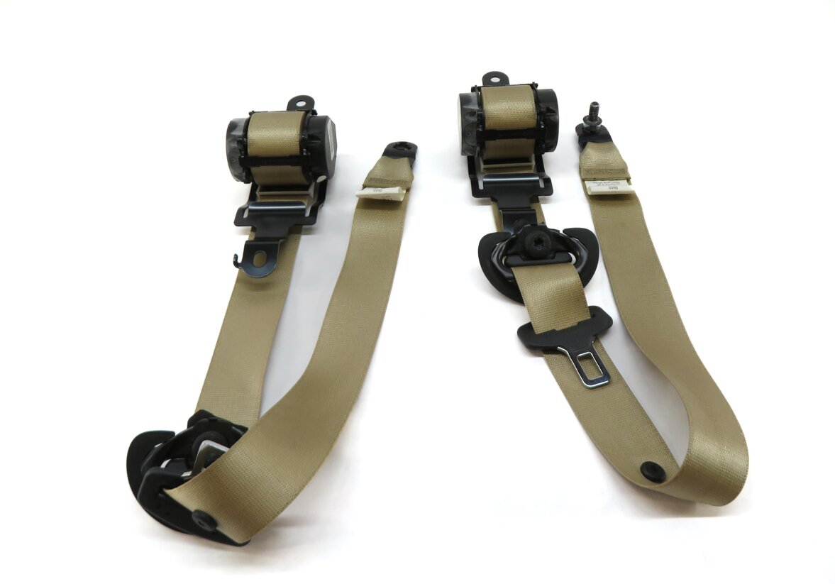 Thumbnail 2: 2012 BMW X5 (E70) REAR LEFT RIGHT 2ND ROW SEATBELT RETRACTOR SET/2 (BEIGE)