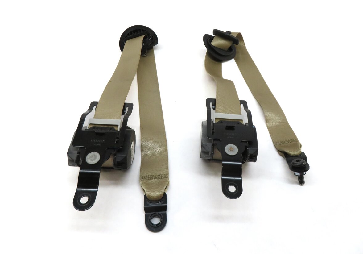 Thumbnail 3: 2012 BMW X5 (E70) REAR LEFT RIGHT 2ND ROW SEATBELT RETRACTOR SET/2 (BEIGE)