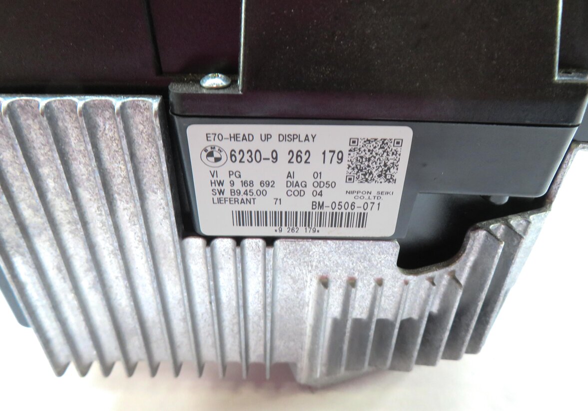 Thumbnail 5: 2007-2013 BMW X5 X5M (E70 E71) HUD HEADS UP DISPLAY PROJECTOR