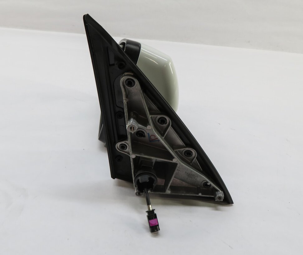 Thumbnail 4: 2010-2013 BMW X5 (E70) LEFT P-FOLD AUTODIM CAMERA HEATED DOOR MIRROR (WHITE 300)