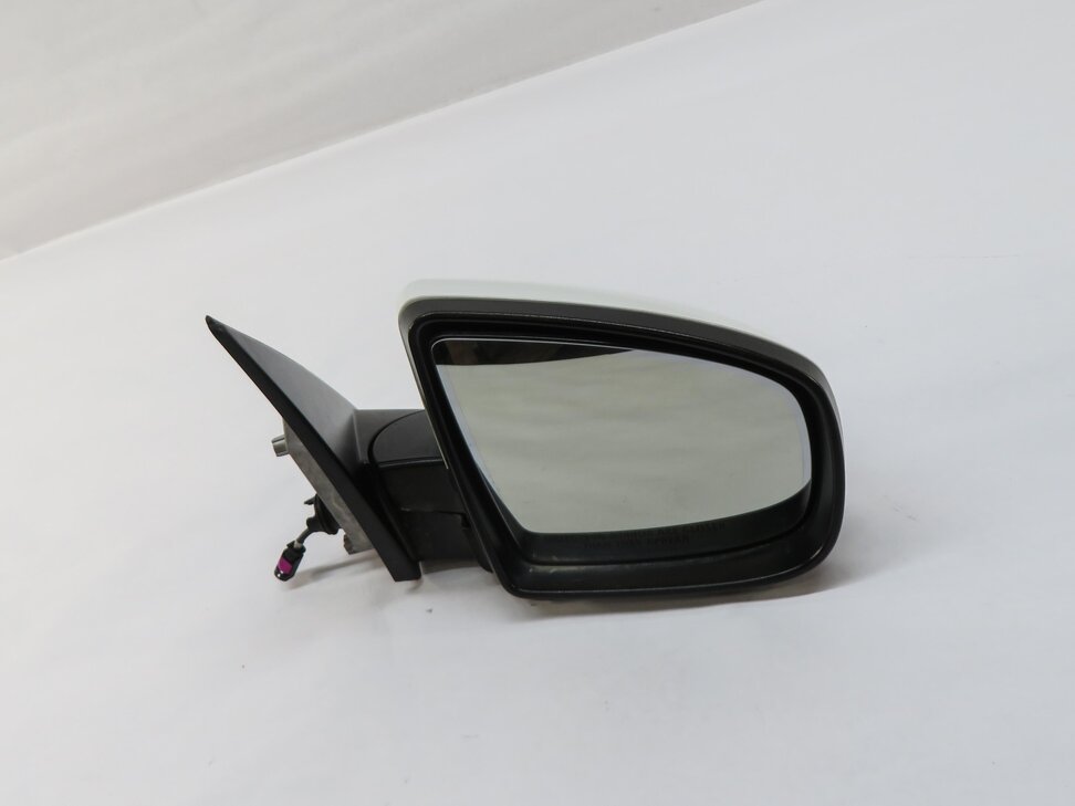 Thumbnail 3: 10-13 BMW X5 (E70) RIGHT P-FOLD AUTODIM CAMERA HEATED DOOR MIRROR (WHITE 300)