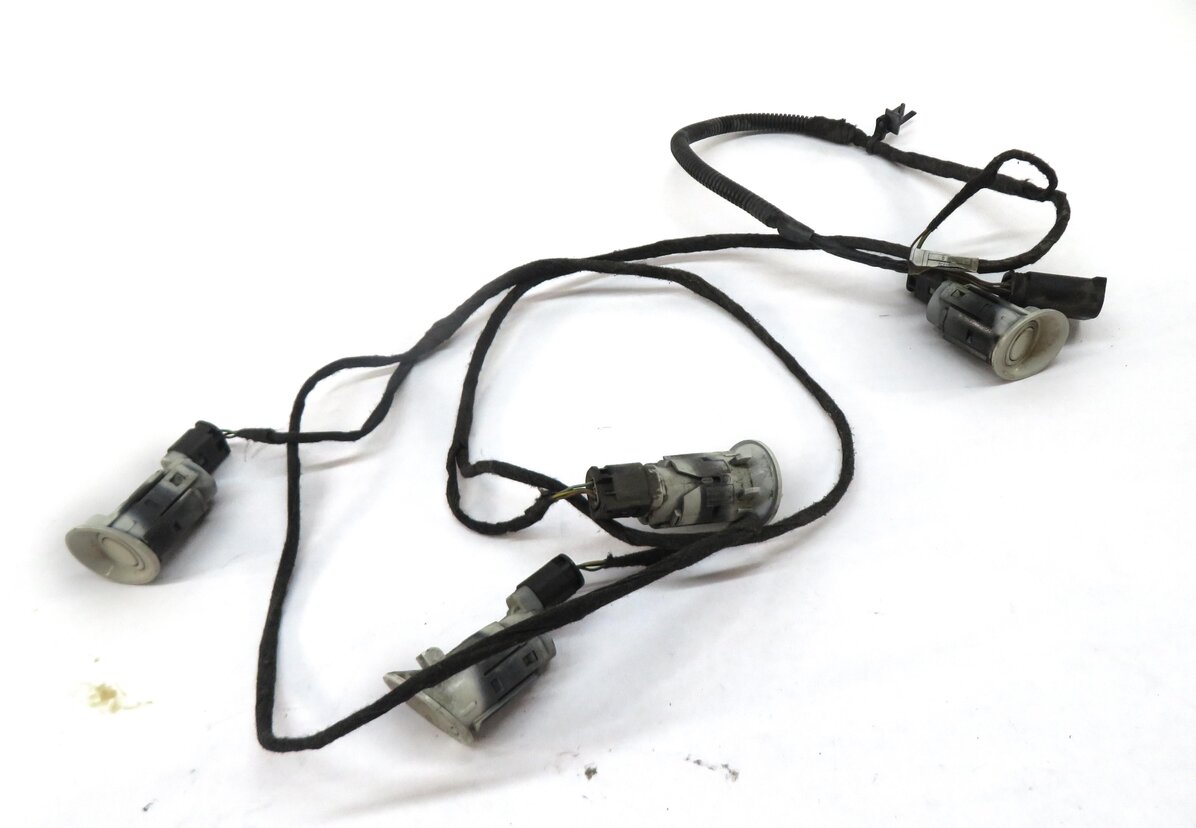 2006 RANGE ROVER (L322) REAR PDC PARK DISTANCE SENSOR SET w/ HARNESS (WHITE)