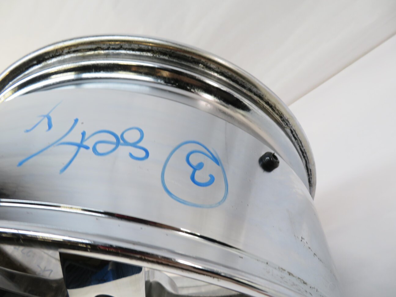VELLANO 5x120 22x10 3 PIECE CHROME 5 SPOKE WHEEL RIM